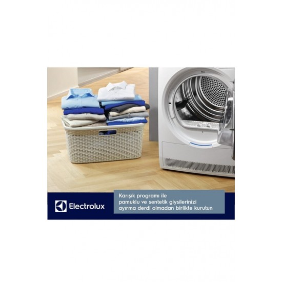 ELECTROLUX EW7H458ST ISI POMPALI 8KG CAMASIR KURUTMA MAKINESI