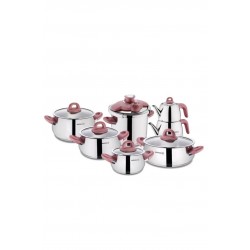 KORKMAZ A1756-1 BELLA ROSEGOLD 14 PRC HIPER SET KORKMAZ A1756-1 BELLA ROSEGOLD 14 PRC HIPER SET