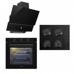 LUXELL SUPER KRISTAL ANKASTRE SET SIYAH (A68-SF3 FIRIN+OC88 OCAK+DA88 DAVLUMBAZ) LUXELL SUPER KRISTAL ANKASTRE SET SIYAH (A68-SF3 FIRIN+OC88 OCAK+DA88 DAVLUMBAZ)