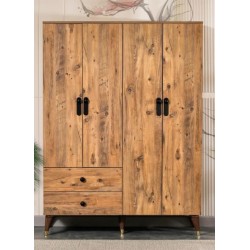 IPEK DEFNE 4 KAPAKLI 2 CEKMECELI DOLAP (140CM) IPEK DEFNE 4 KAPAKLI 2 CEKMECELI DOLAP (140CM)