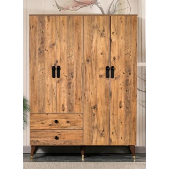 IPEK DEFNE 4 KAPAKLI 2 CEKMECELI DOLAP (140CM) IPEK DEFNE 4 KAPAKLI 2 CEKMECELI DOLAP (140CM)