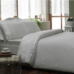 TAÇ.4256-JAKARLI CIFT KSLK NEVRESIM TAKIMI ALIDA EKRU (60102696)